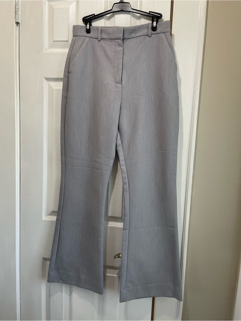 Abercrombie & Fitch Light Gray Women's Trousers
